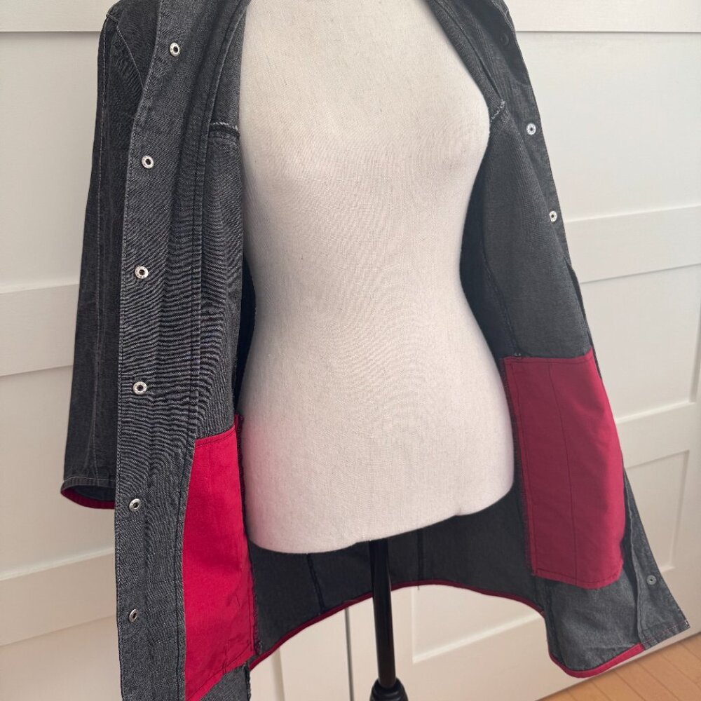 Tristan black denim dress/jacket - size S - Picture 9 of 10